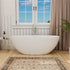 67 in Frosted Freestanding Bathtub