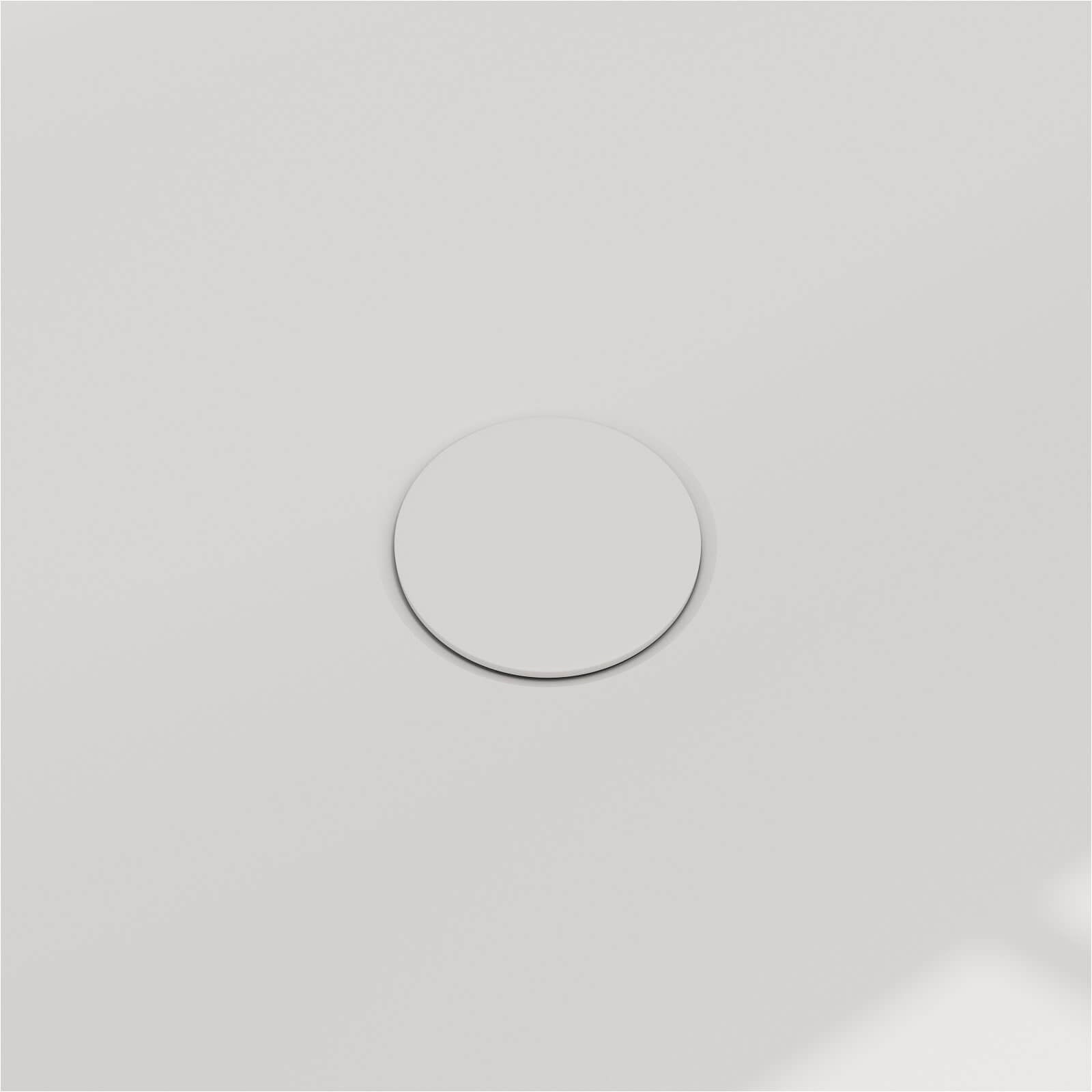 67 in Frosted Freestanding Tub Drain Detail