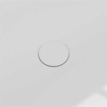 67 in Frosted Freestanding Tub Drain Detail