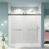 72 IN x 76 IN Chrome Double Sliding Soft Close Shower Door