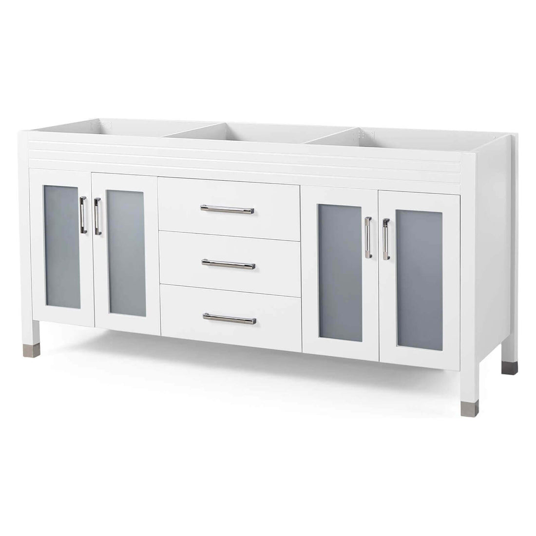 72 inch Large Size Solid Wood Bathroom Vanity Without Sink