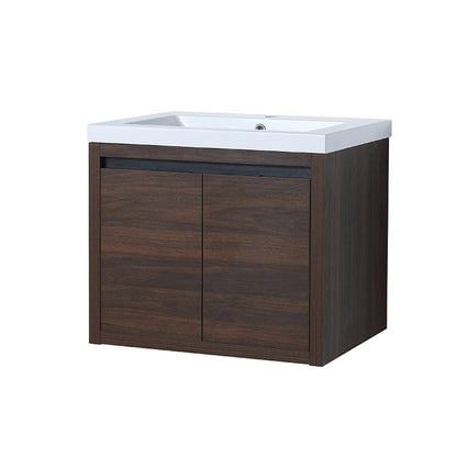 24 Inch Small Bathroom Vanity Cabinet With Sink Float Mounting Design