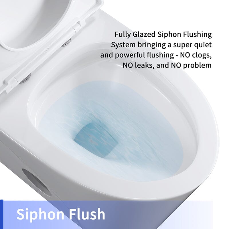 Giving Tree One Piece 1.1GPF/1.6 GPF Dual Flush Elongated Toilet