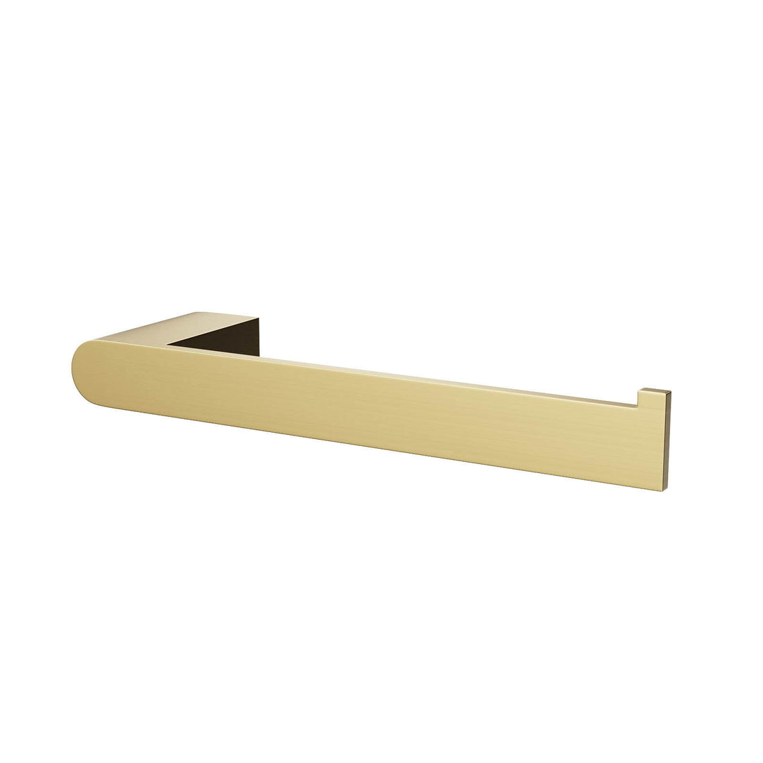 9 inch brushed gold towel bar with anti slip hook