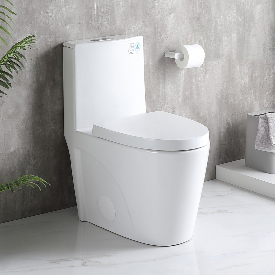 ADA Standard Elongated One Piece Toilet