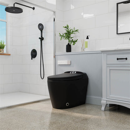 Adjustable Mobile Drying One-Piece Smart Toilet with Bidet