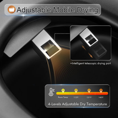 Adjustable Mobile Drying One-Piece Smart Toilet with Bidet1