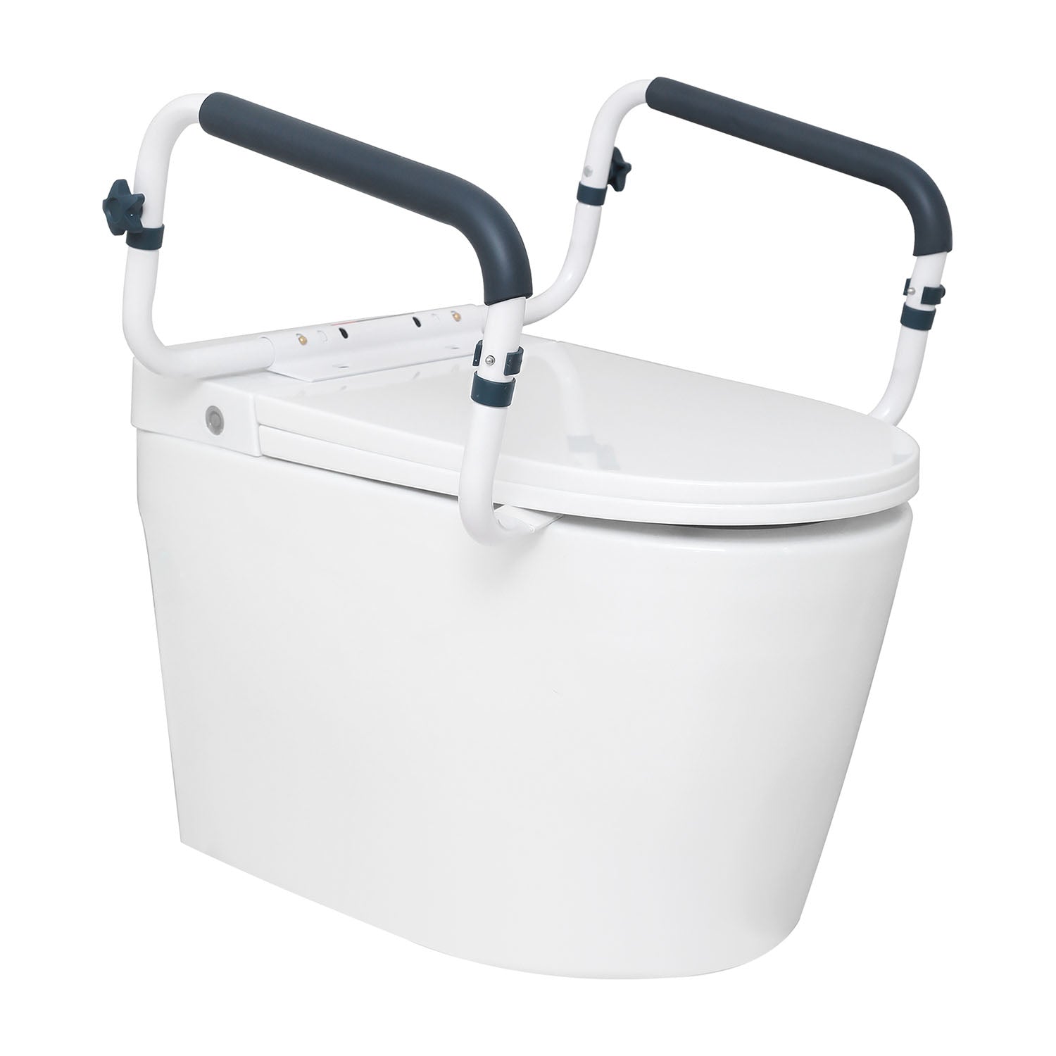 Adjustable Width Design Toilet Safety Frame with Padded Handles