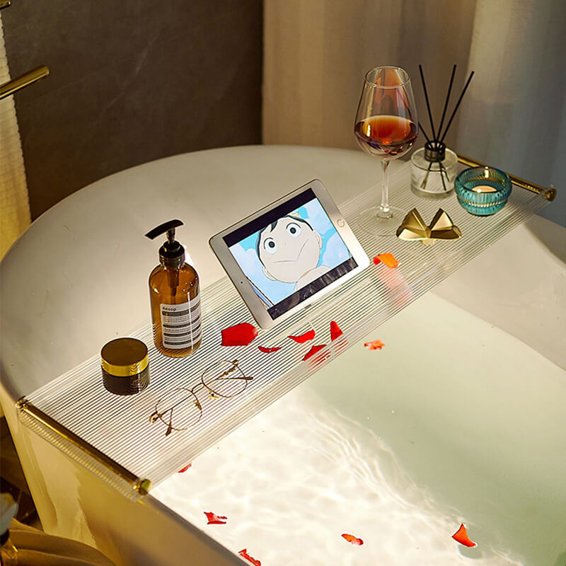 Bathtub Shelf, Spa Shelf for Reading And Phone