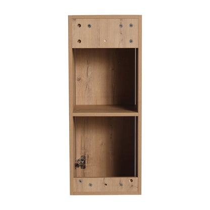 Back view illustration of White Oak Bathroom Wall Cabinet