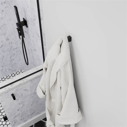 6-Piece Matte Black Bathroom Hardware Sets
