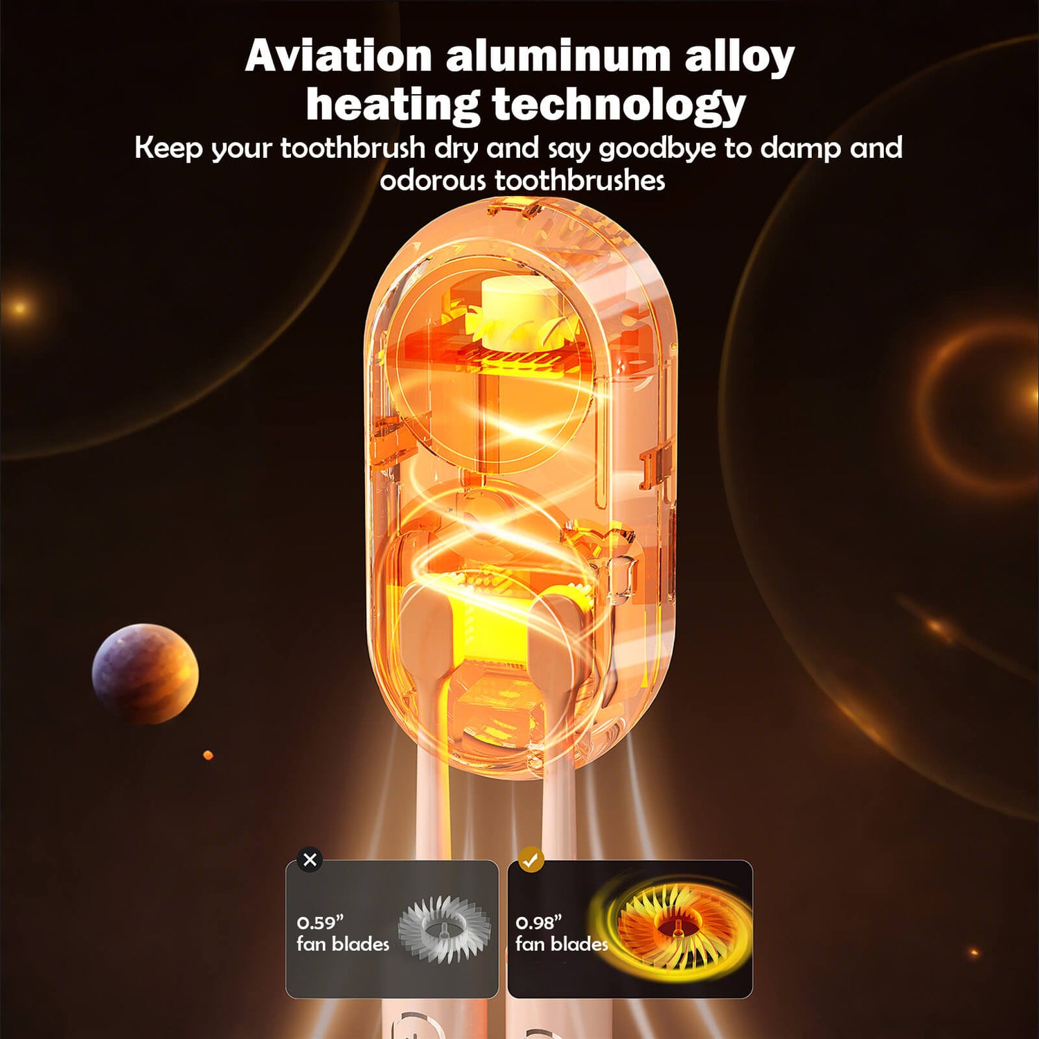 UV Disinfecting Toothbrush Holder Wall Mounted with Cover, Auto Open/Close Covered for Bathroom