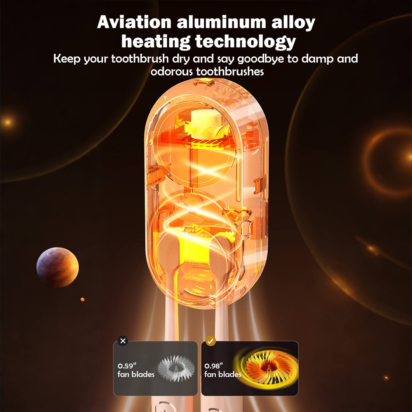 UV Disinfecting Toothbrush Holder Wall Mounted with Cover, Auto Open/Close Covered for Bathroom