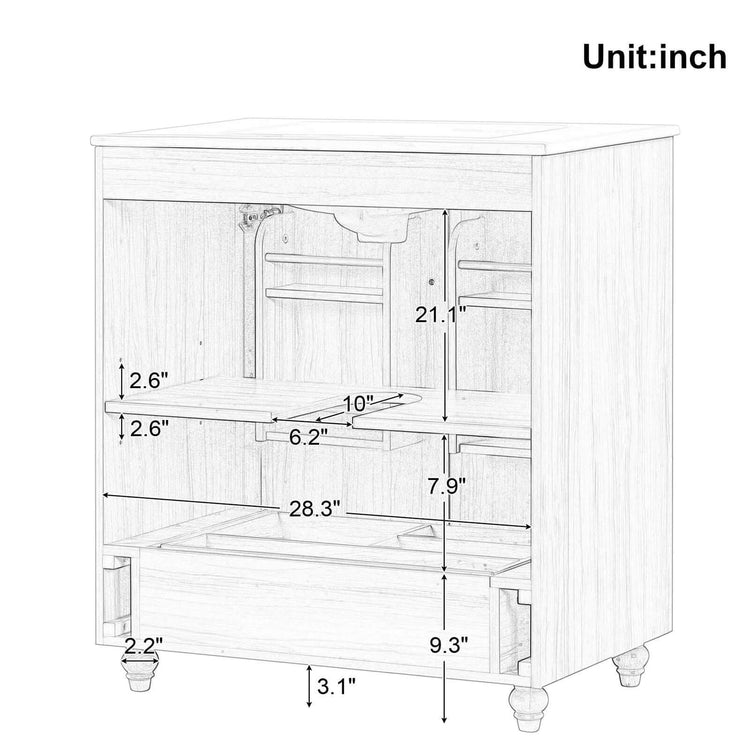 Bathroom Vanity Height Guide: Standard vs. Most Comfortable - Giving Tree
