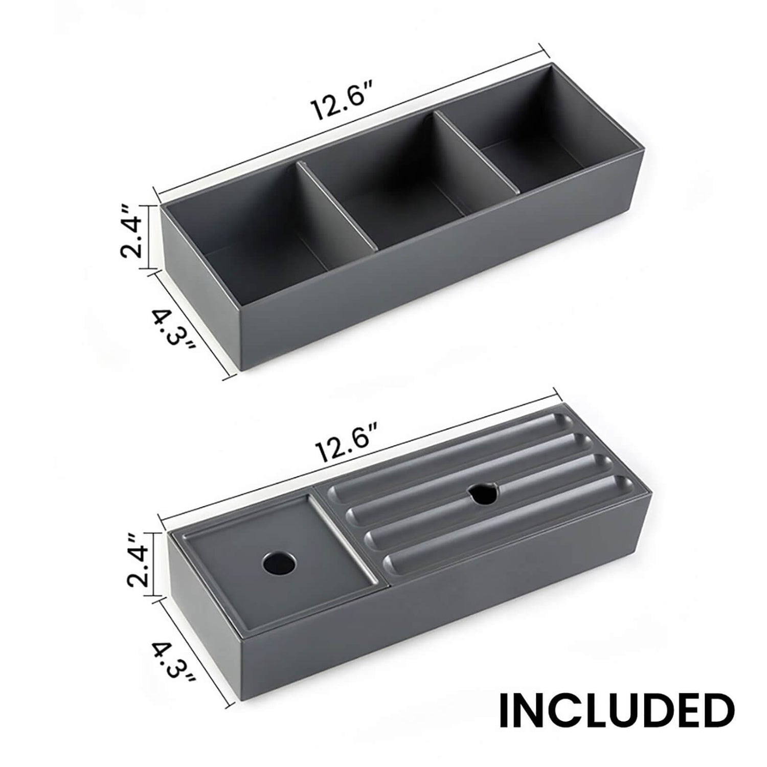 Box of 30 inch Floating Oak Bathroom Vanity with Integrated Sink