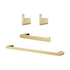 Brushed gold bathroom hardware set 3 pieces