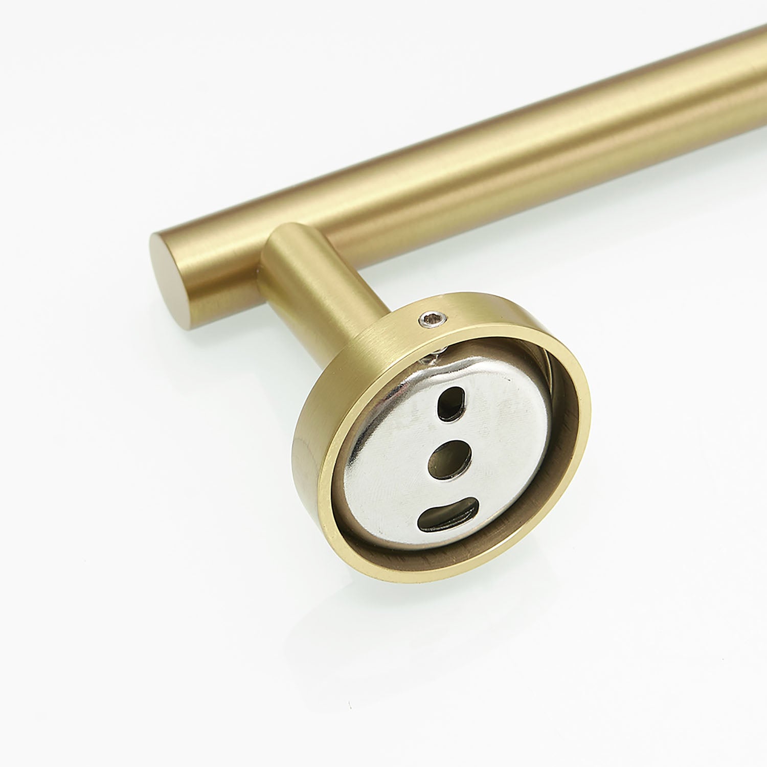 Brushed Gold Bathroom Hardware set Mounting hole