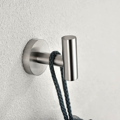 Brushed Nickel Bathroom robe hook