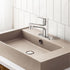 Brushed Nickel Pull-Down Bathroom Faucet with Pop-Up Drain and Deck Plate