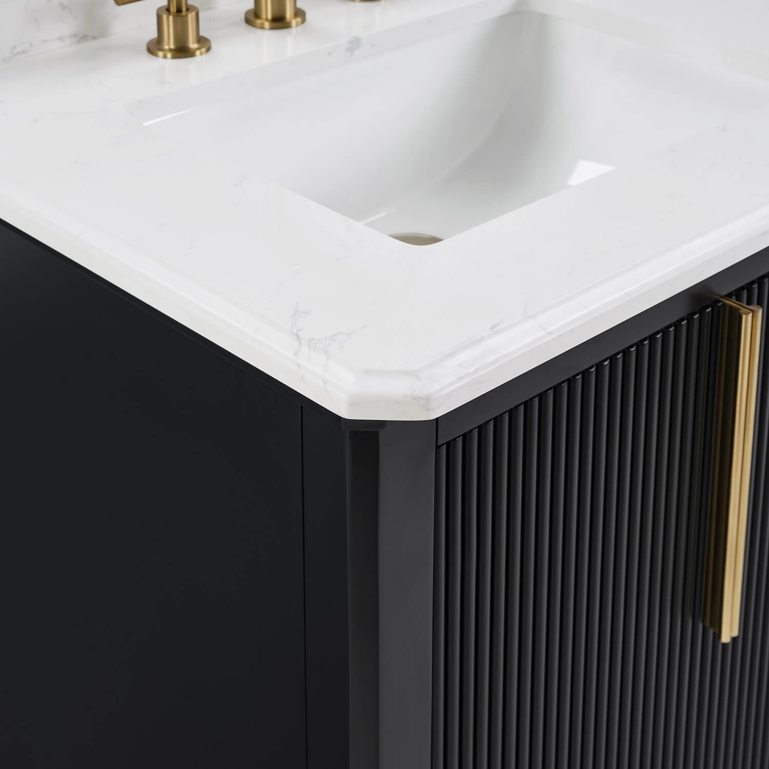 Carrara White engineered stone countertop