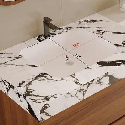 Ceramic Sink Basin Dimensions Faux Marble Countertop Single Hole