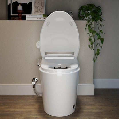Ceramic Smart Bidet Toilet with nano glaze offering bacteria resistance and easy cleaning