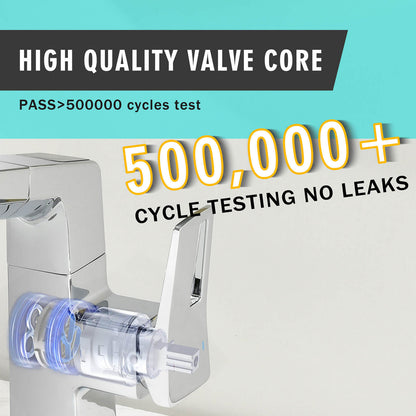 Chrome Bathroom Faucet with high quality valve core