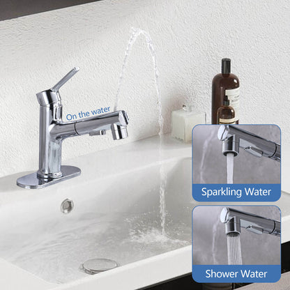 Chrome Bathroom Faucet with three spray mode