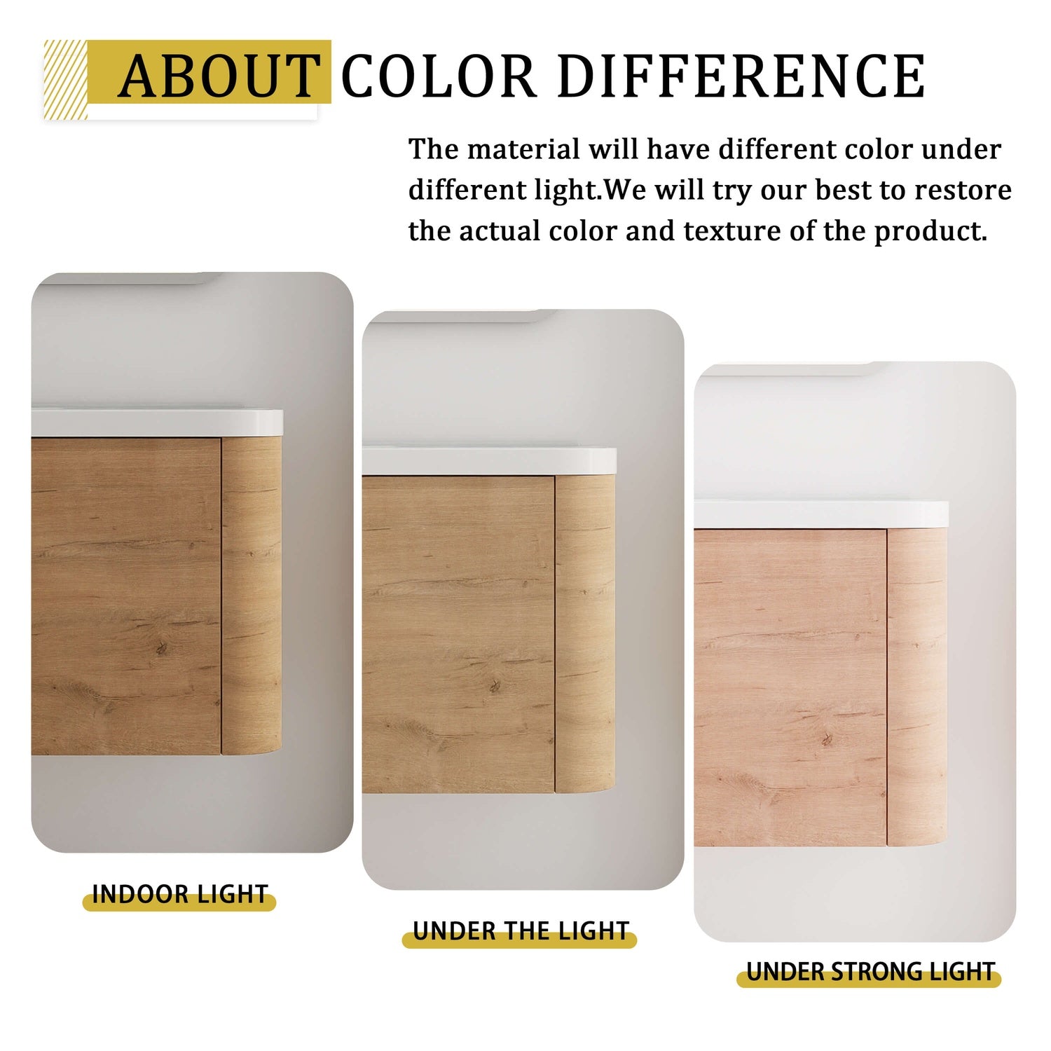 Color Difference Under Various Lighting