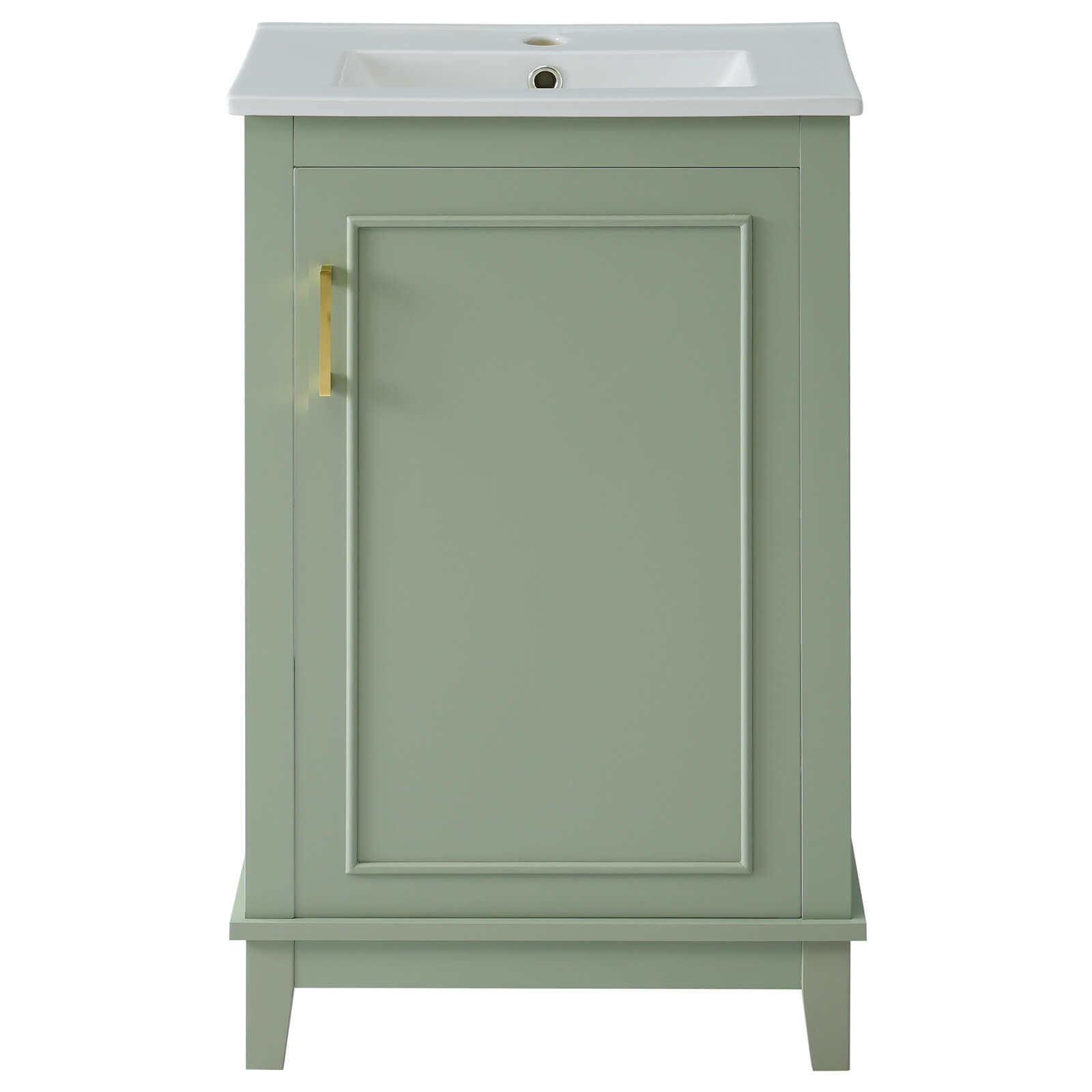 Compact and elegant 20-inch bathroom vanity with sink