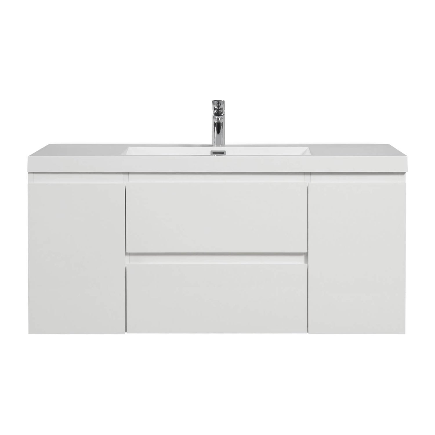 Contemporary 48 inch floating vanity for modern bathrooms