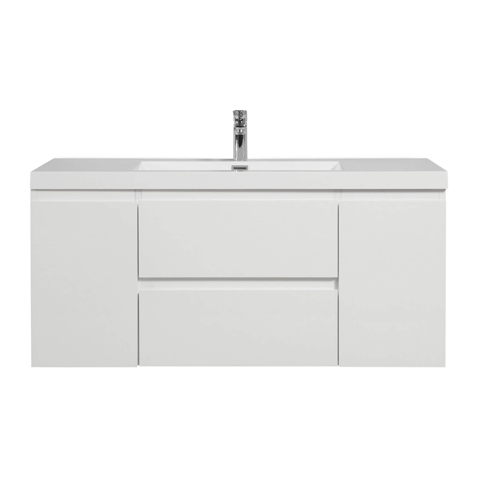 Contemporary 48 inch floating vanity for modern bathrooms