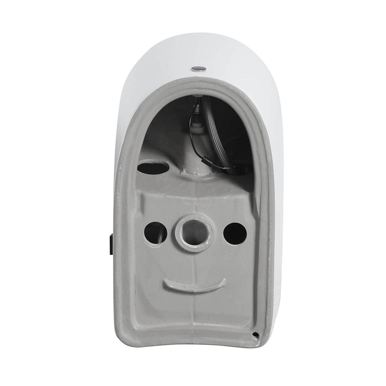 Diagram of the bottom of the S21 G smart toilet