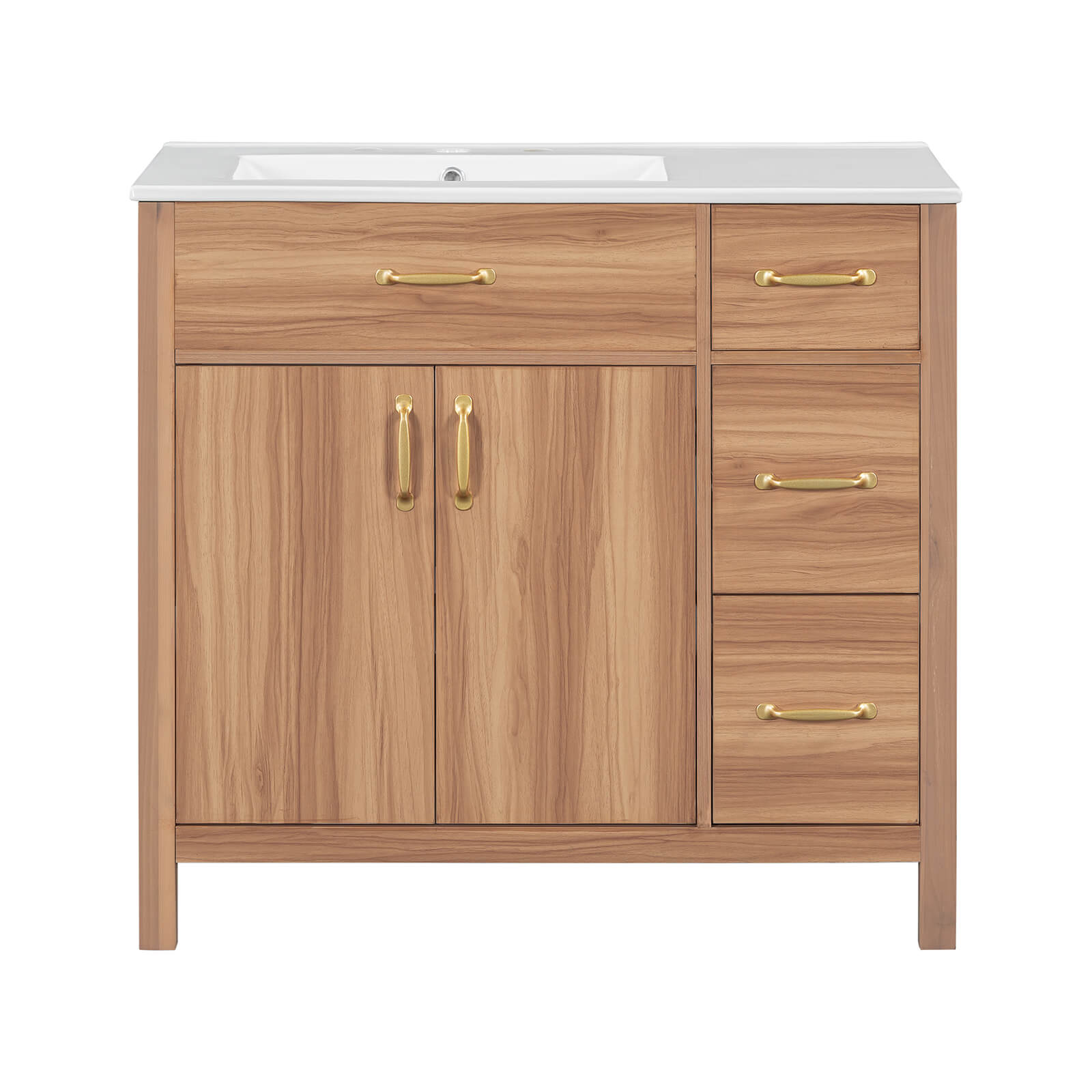 Elegant 36 Inch Wood Bathroom Vanity for Contemporary Spaces