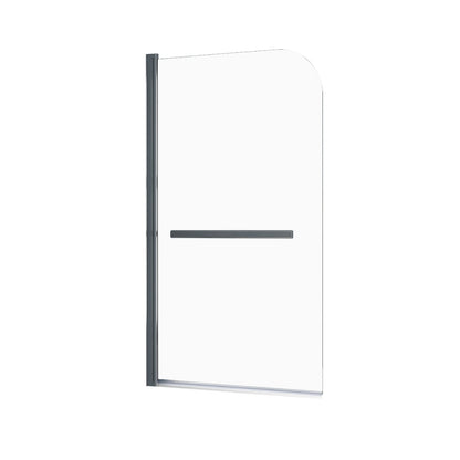 Elegant minimalist bathtub shower enclosure with leak proof seal