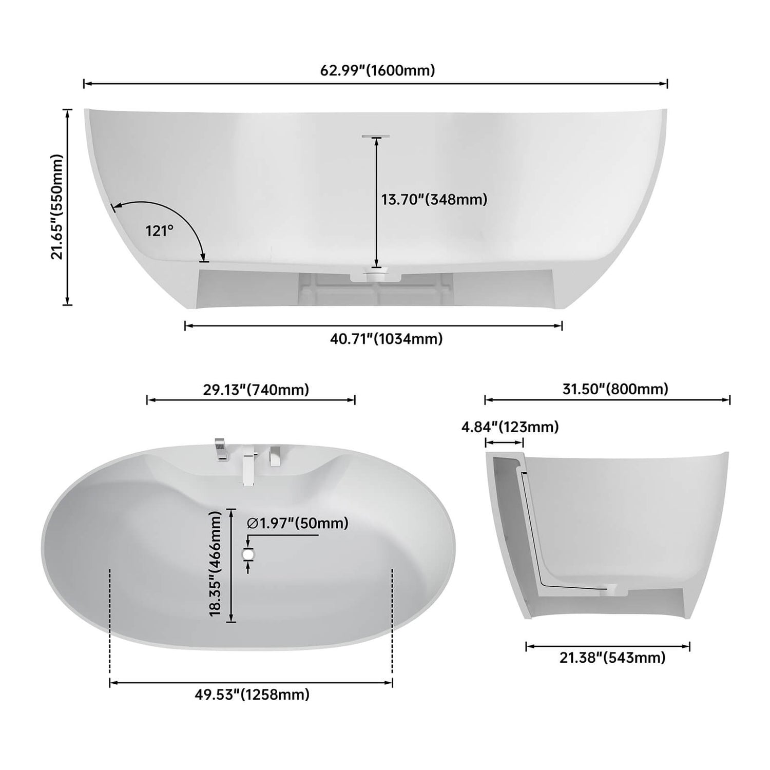 FS335 1600 Dimensions