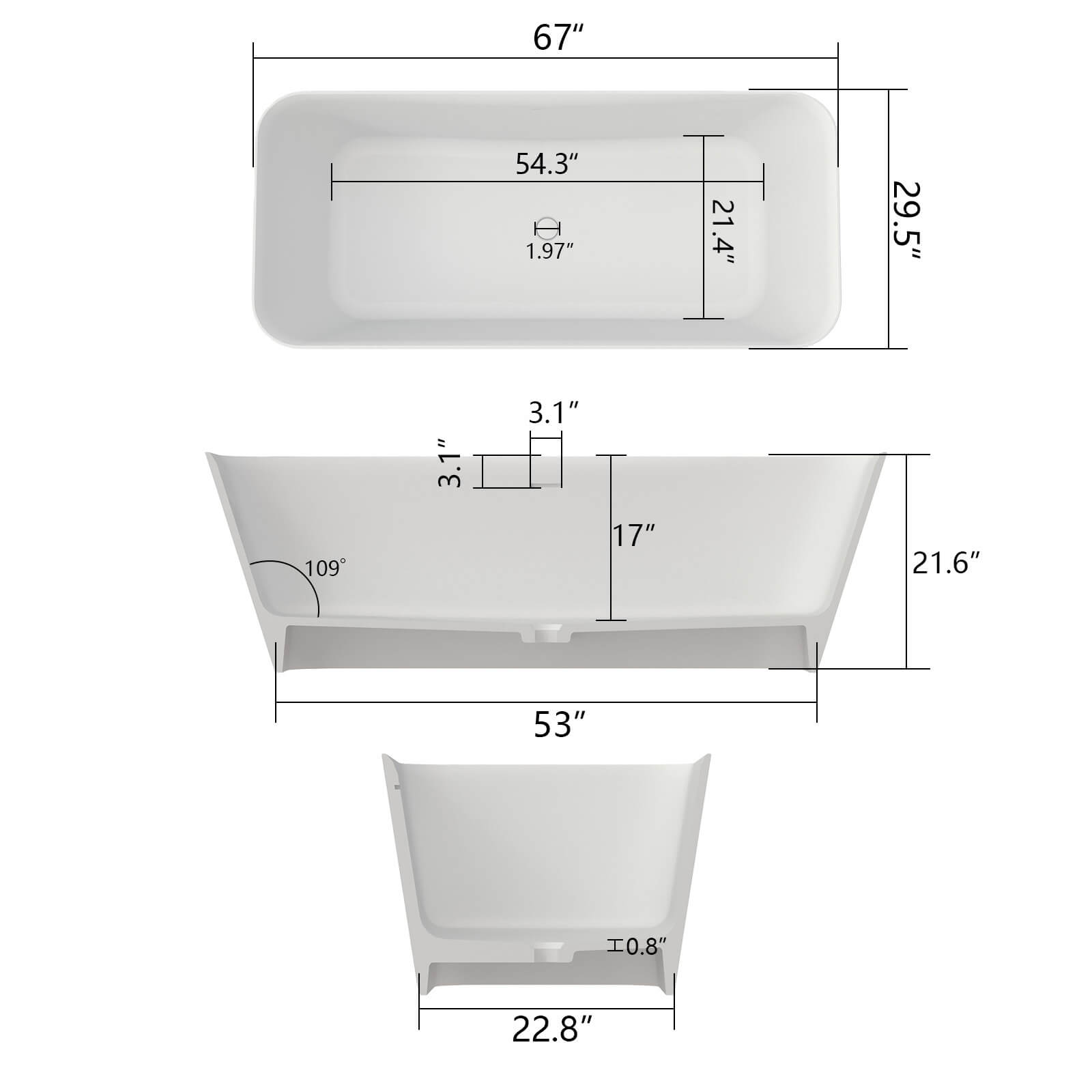 FS340 1700 Dimensions
