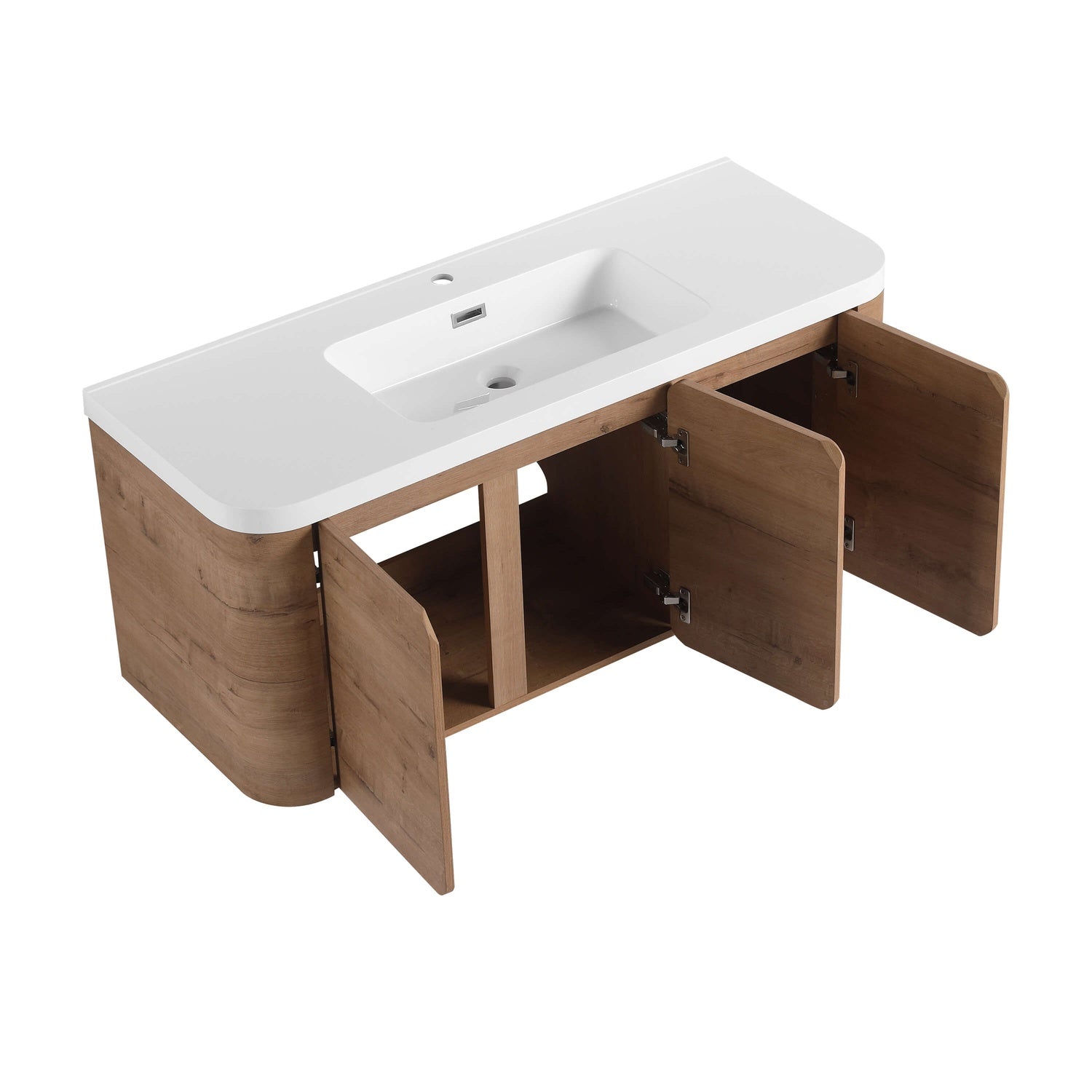 Floating Vanity Open Doors View
