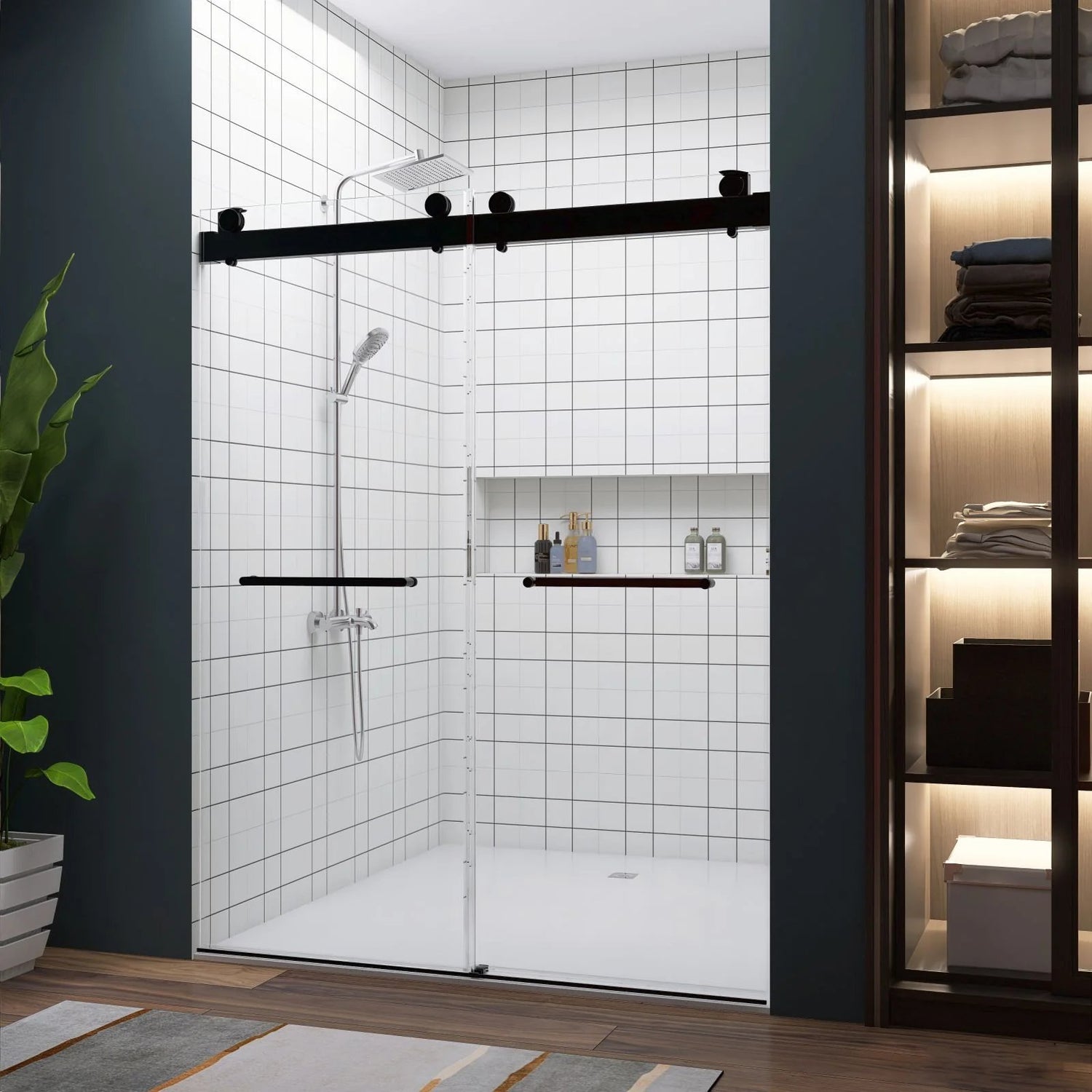 Frameless Shower Doors for Minimalism and Transparency