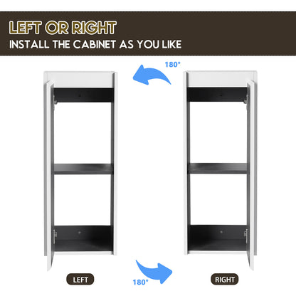 Free assembly of the bathroom wall cabinet