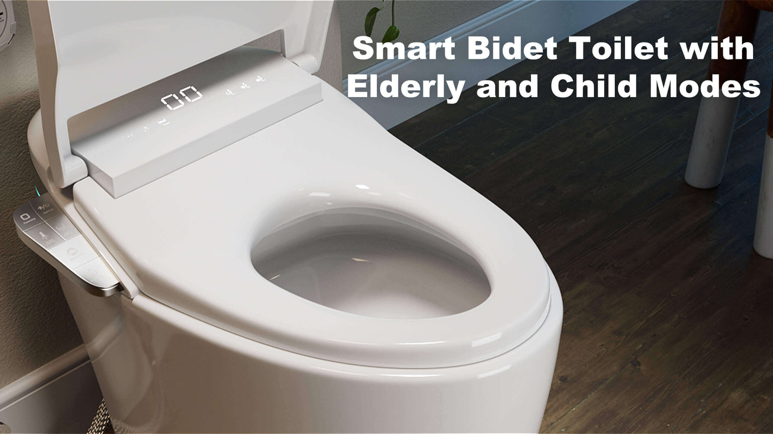 Load video: 706 Smart Bidet Toilet with Elderly and Child Modes