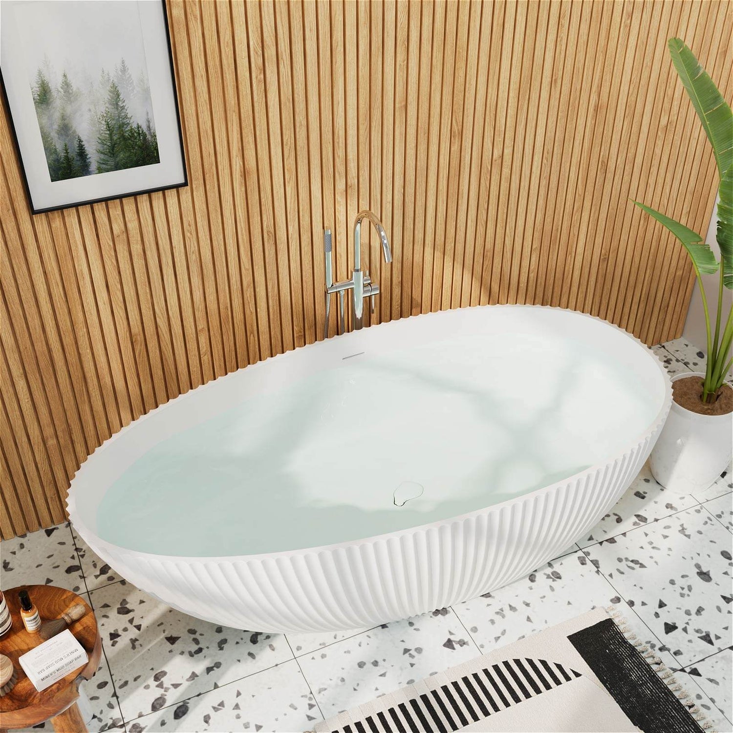G8-1071W67 is a model of freestanding bathtub design