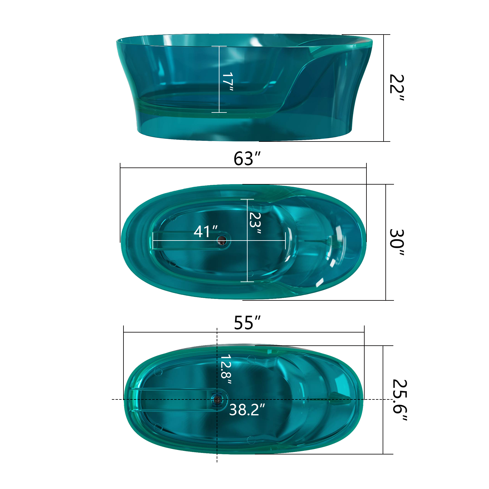 G8 1072CNB63 Dimensions