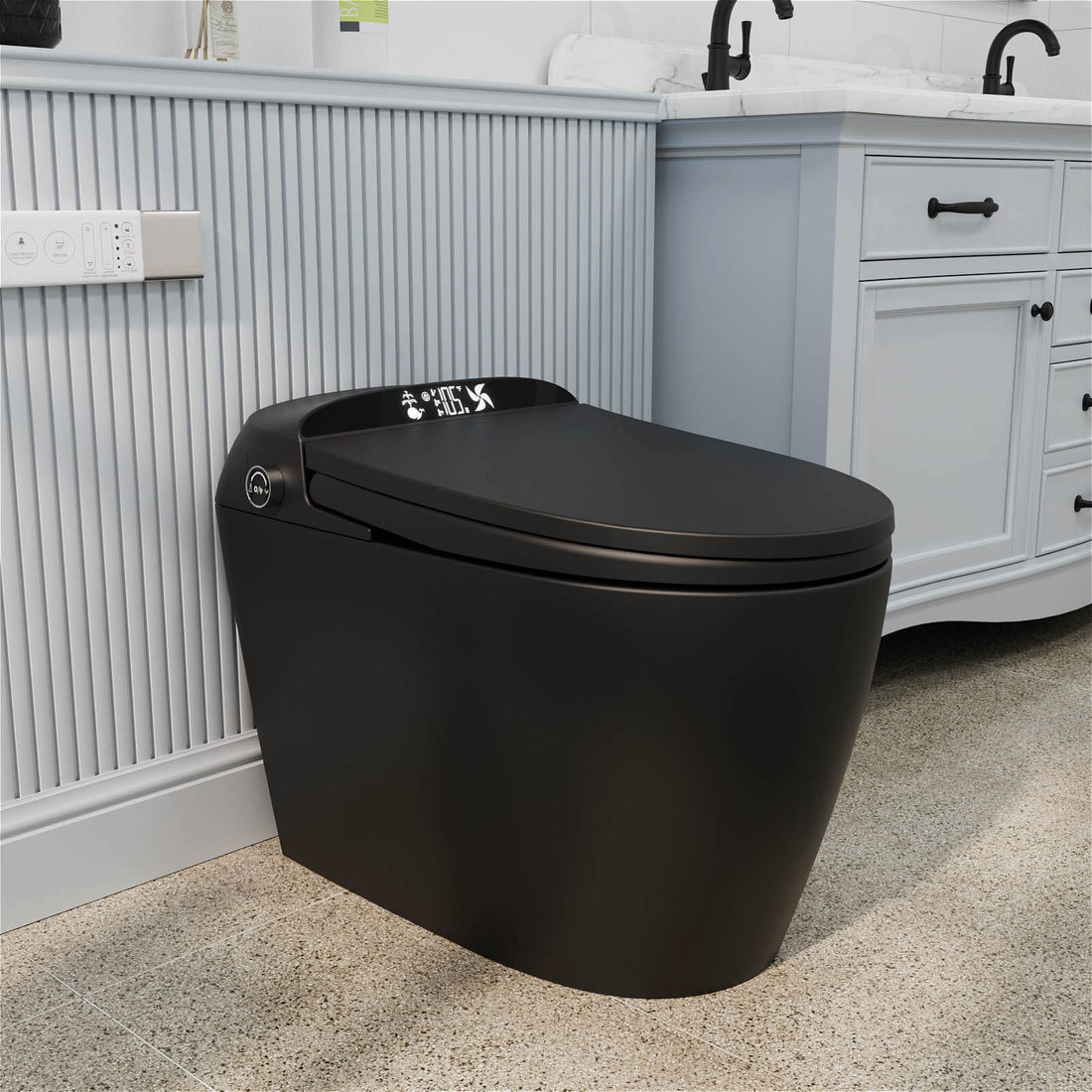 Giving Tree Elongated Floor Smart Toilet with Bidet