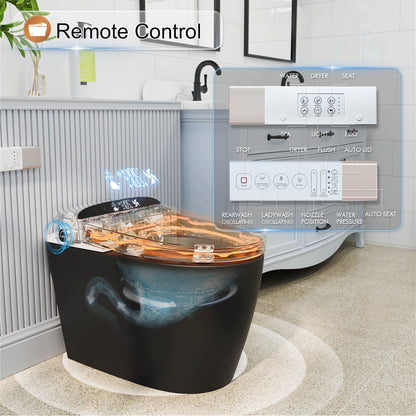 Giving Tree Elongated Floor Smart Toilet with remote control