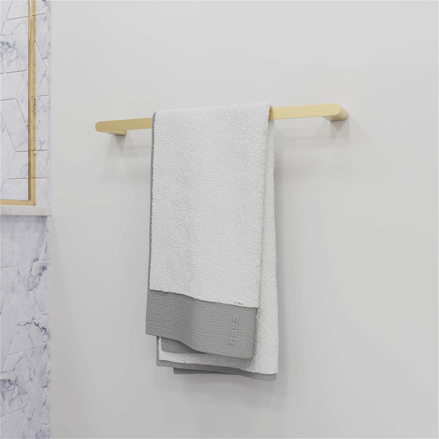 Gold bathroom robe hooks wall mounted