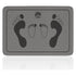 Gray Non-Slip Diatomaceous Earth Bath Mat