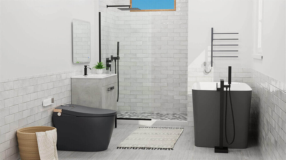 Grey Bathroom Furniture Sets