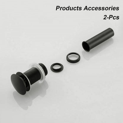 Gunmetal Bathroom Sink Pop Up Drain and silicone gasket