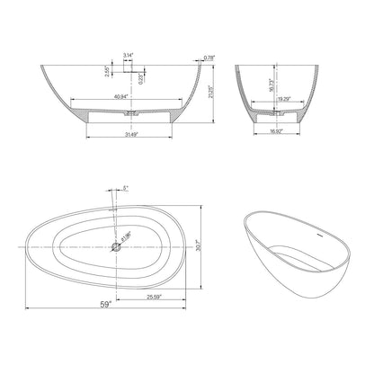 HA1005 59MD Dimensions